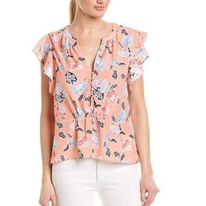 Joie Crisbell Persimmon Blouse NWT $228
